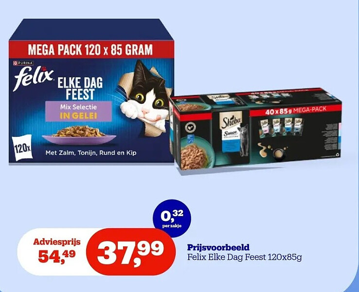 Diervoeding van o.a. Felix & Sheba