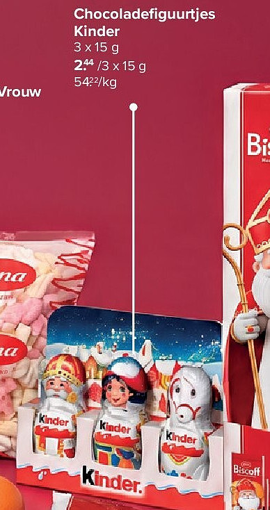 Chocoladefi guurtjes Kinder