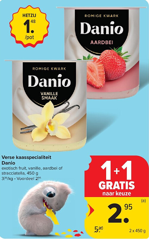 Verse kaasspecialiteit Danio