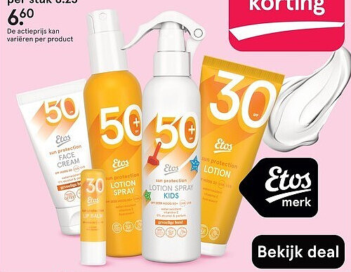 Etos zonnebescherming en aftersun