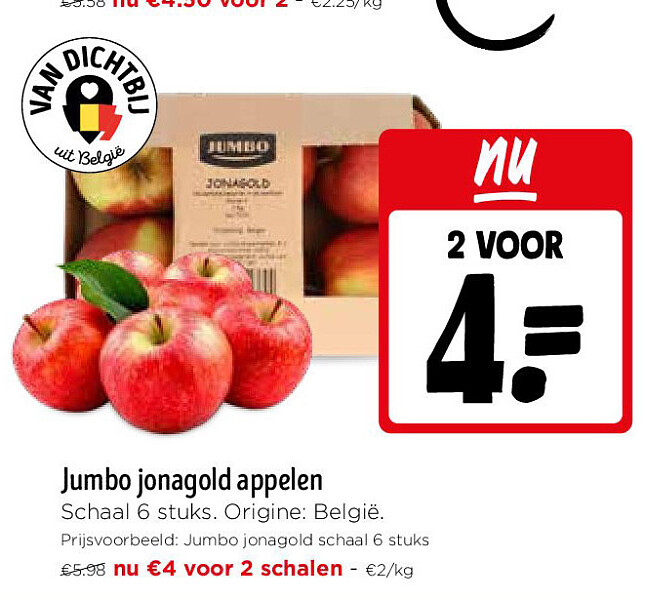 Jumbo jonagold appelen