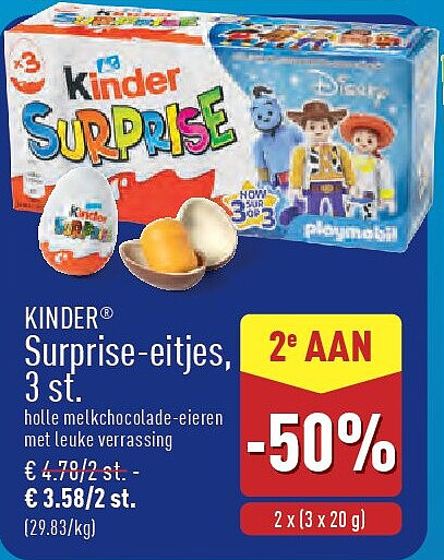 Surprise-eitjes, 3st.