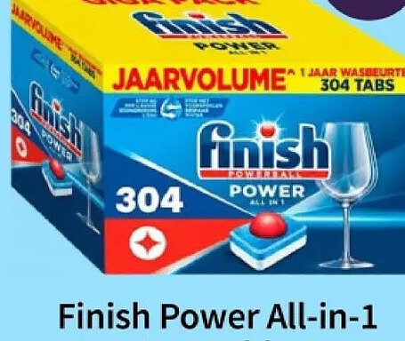 Finish Power All-in-1 vaatwastabletten Regular 304 stuks