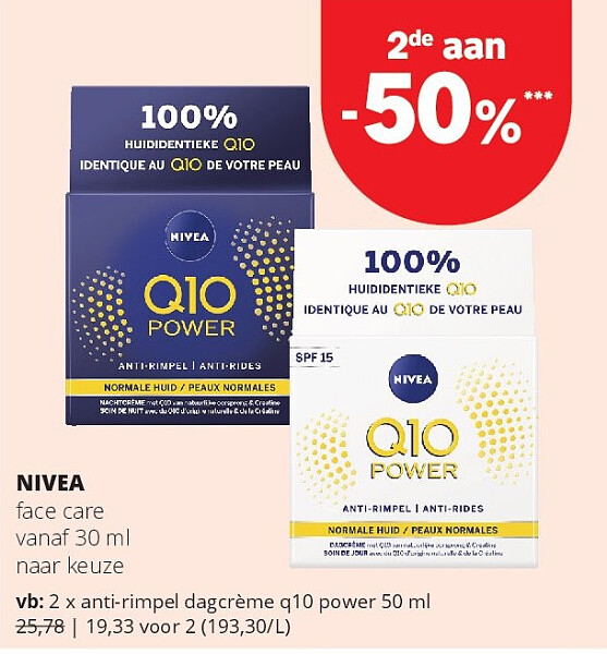 NIVEA anti-rimpel dagcrème q10 power 50 ml