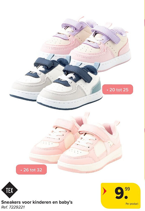 Sneakers voor kinderen en baby’s