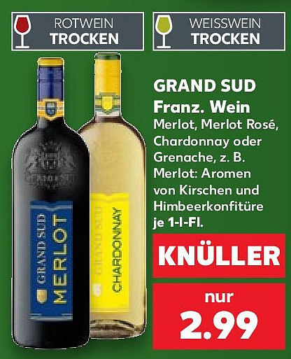 GRAND SUD Franz. Wein