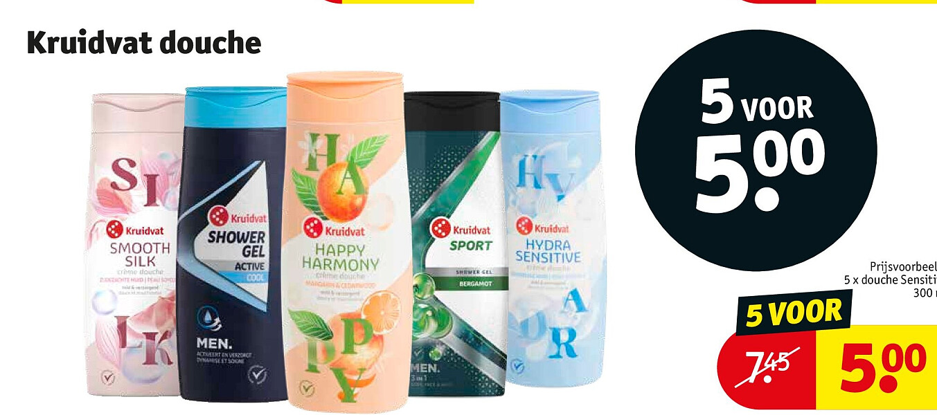 Kruidvat douche