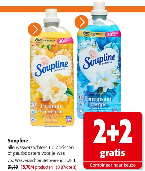 Soupline Wasverzachter Betoverend 1,28 L