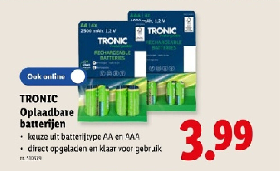Oplaadbare batterijen