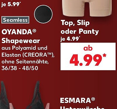 OYANDA® Shapewear Top, Slip oder Panty