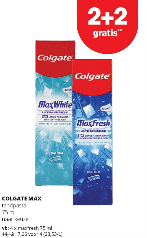 COLGATE MAX maxfresh 75 ml