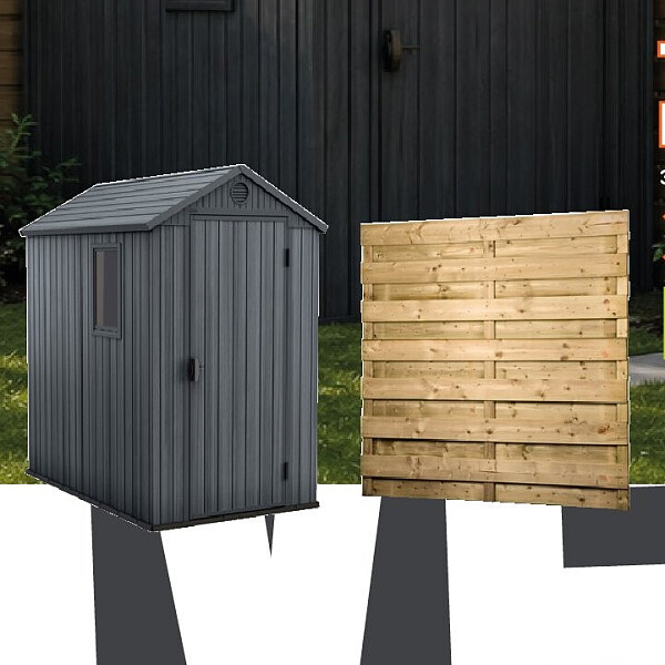 Tuinhuis Darwin 46 125,8 x 184,5 cm