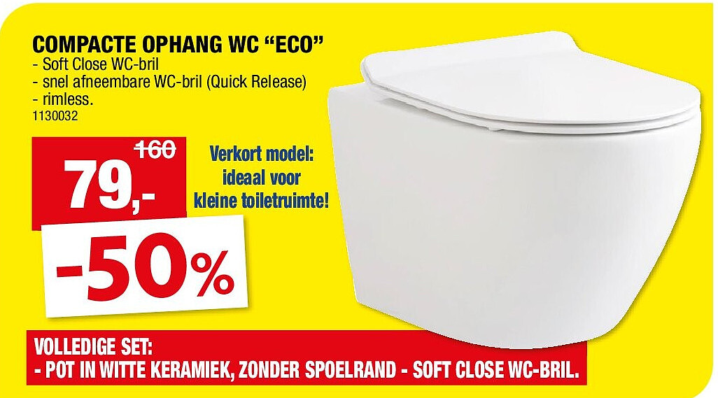 COMPACTE OPHANG WC “ECO”