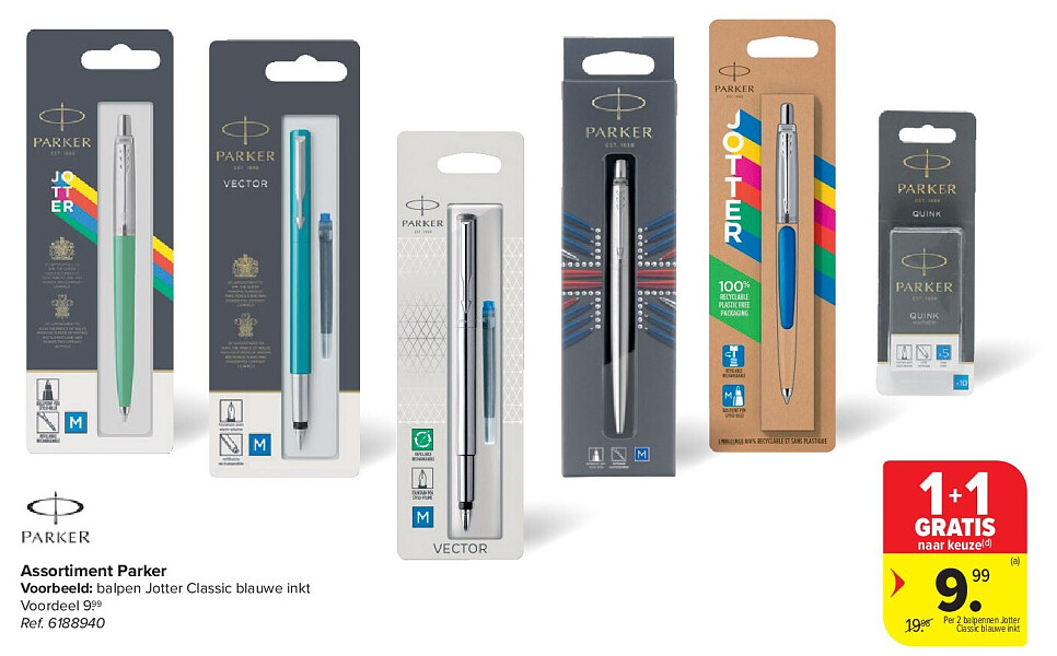 Assortiment Parker