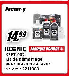 KSET-002 Kit de démarrage pour machine à laver