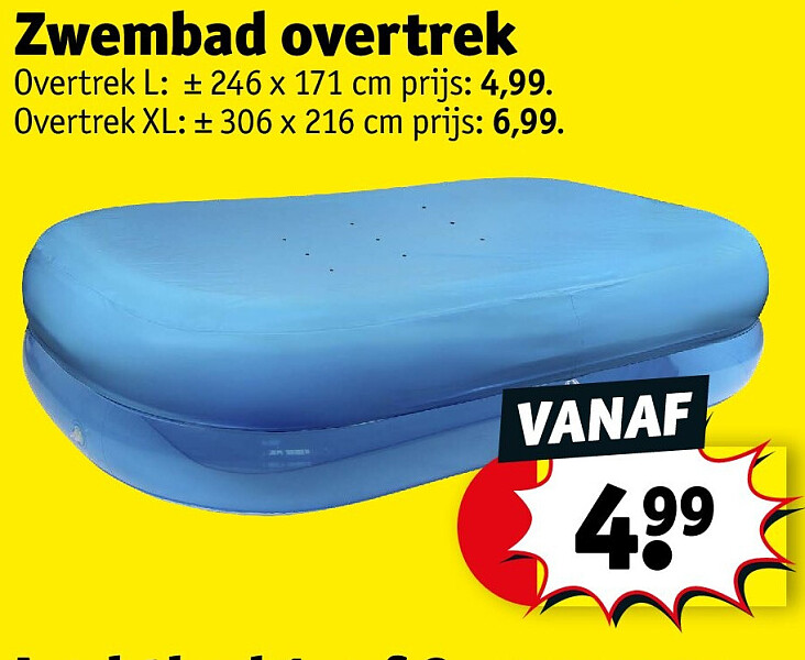 Zwembad overtrek