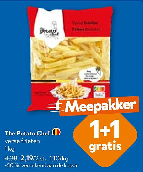 The Potato Chef verse frieten 1kg