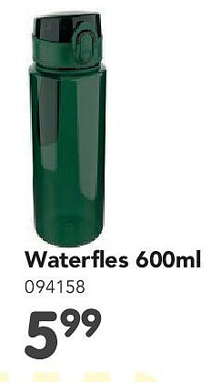 Waterfles 600ml 094158