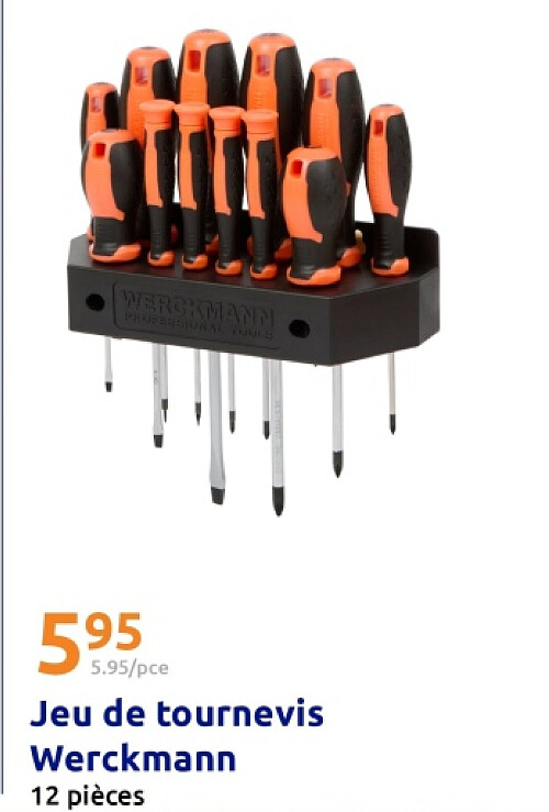 Jeu de tournevis Werckmann