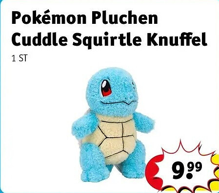 Pokémon Pluchen Cuddle Squirtle Knuffel
