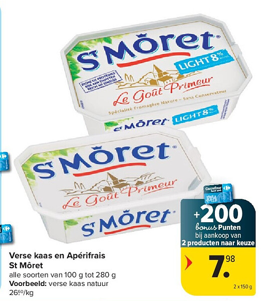 Verse kaas en Apérifrais St Môret