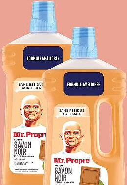 Nettoyant sol dilué Mr Propre parfum savon noir & fleur d’oranger 1 l