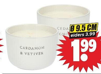 Geurkaars in keramieken pot