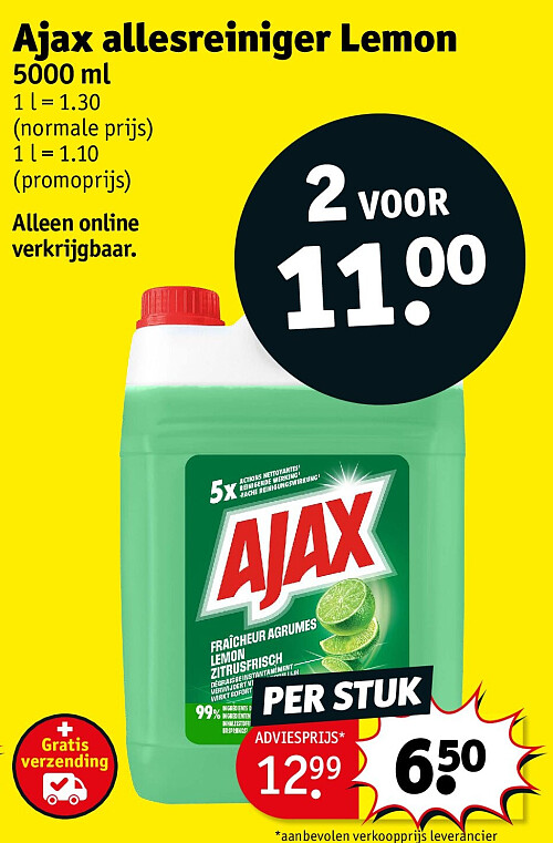 Ajax allesreiniger Lemon