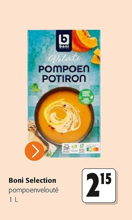 Boni Selection pompoenvelouté 1 L
