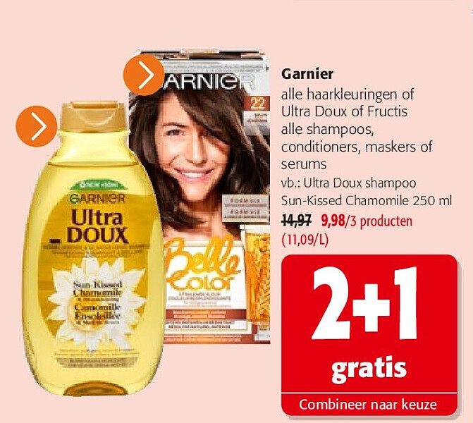 Garnier Ultra Doux shampoo Sun-Kissed Chamomile 250 ml