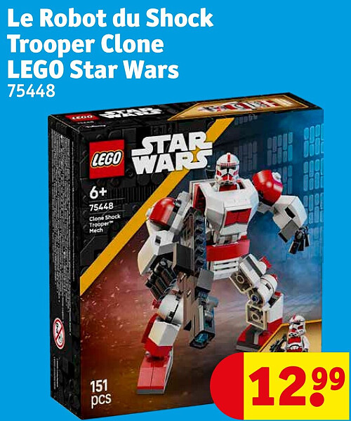 Le Robot du Shock Trooper Clone LEGO Star Wars 75448