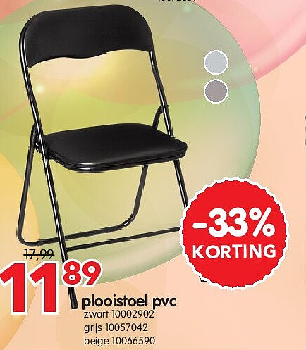 plooistoel pvc
