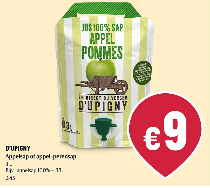D’UPIGNY Appelsap of appel-perensap