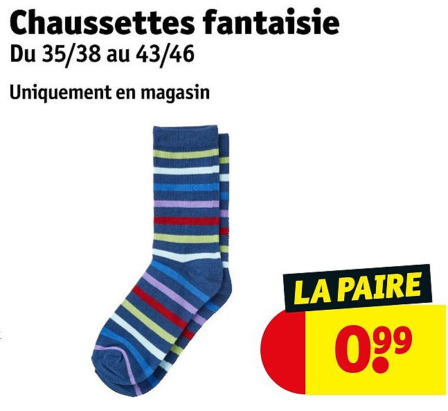 Chaussettes fantaisie