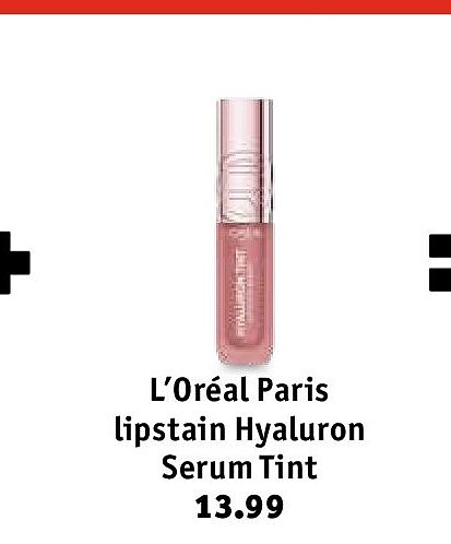 L’Oréal Paris lipstain Hyaluron Serum Tint