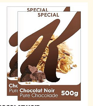 Céréales chocolat noir Spécial K Kellogg's 500 g