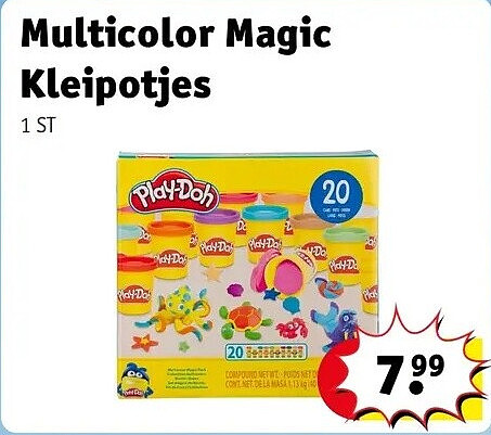 Multicolor Magic Kleipotjes