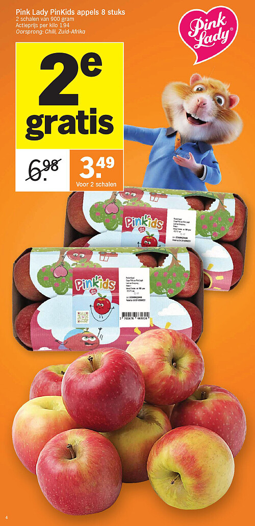 Pink Lady PinKids appels 8 stuks