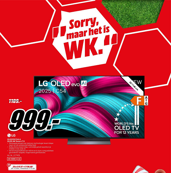 LG OLED55C54LA OLED 4K Smart TV