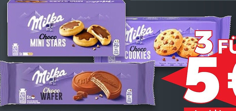 MILKA Choco oder Sensations, 3 Packungen
