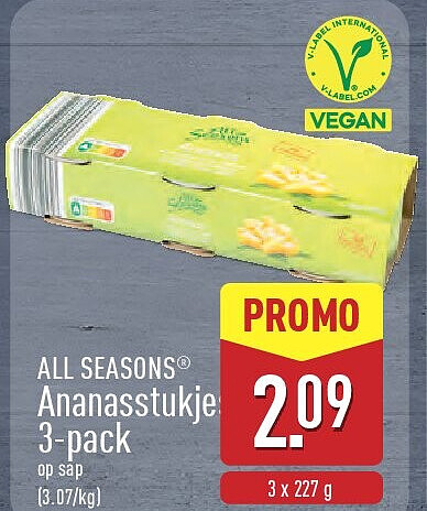 Ananasstukje 3-pack