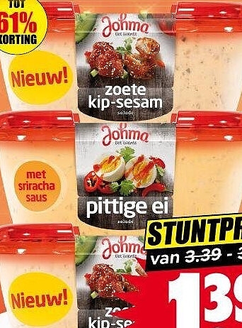 Johma brood- en toastsalade