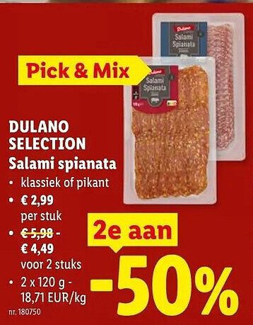 DULANO SELECTION Salami spianata