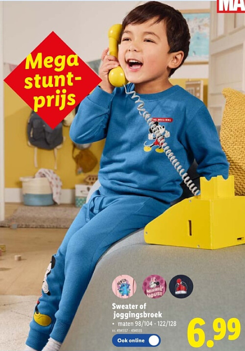 Sweater of joggingsbroek