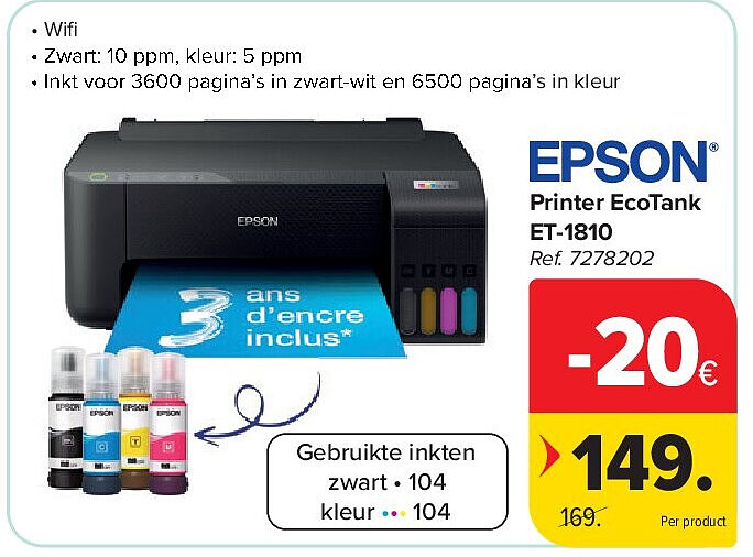 Printer EcoTank ET-1810