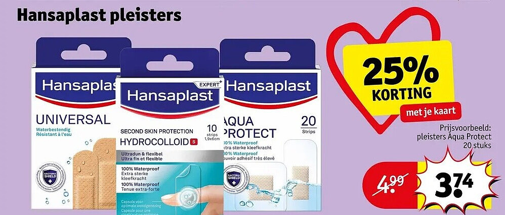 Hansaplast pleisters