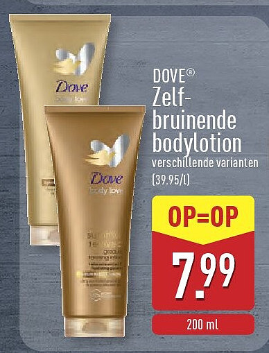 Zelf­ bruinende bodylotion