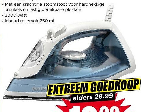 Philips stoomstrijkijzer DST2010/20