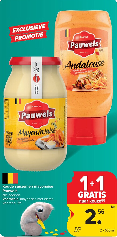 Koude sauzen en mayonaise Pauwels