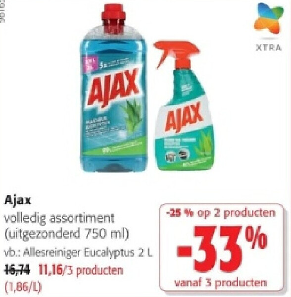 Ajax volledig assortiment